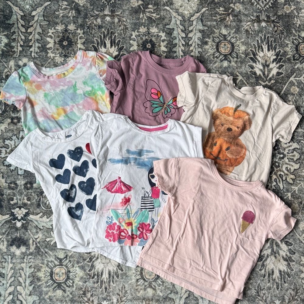 Bundle of 6 Girls Tees